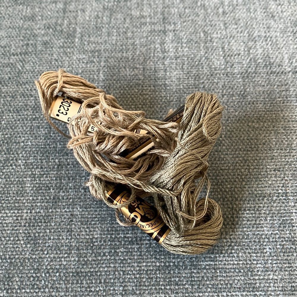 Green Needlepoint Thread Yarn